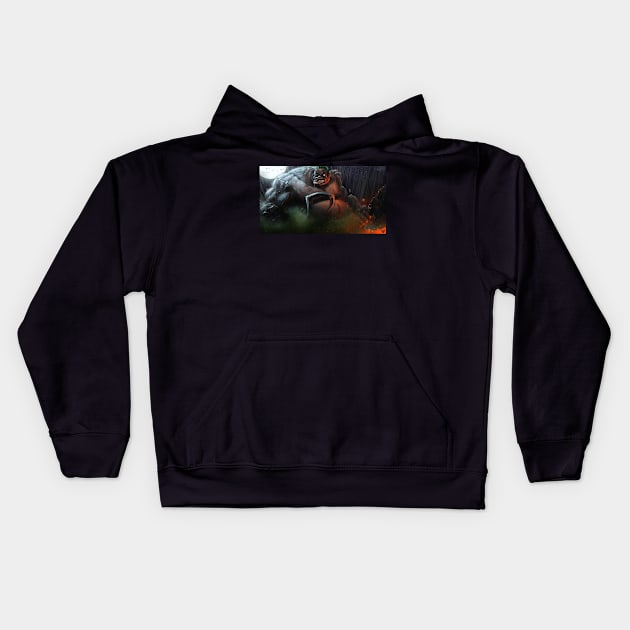 Pudge Kids Hoodie by SmpArt